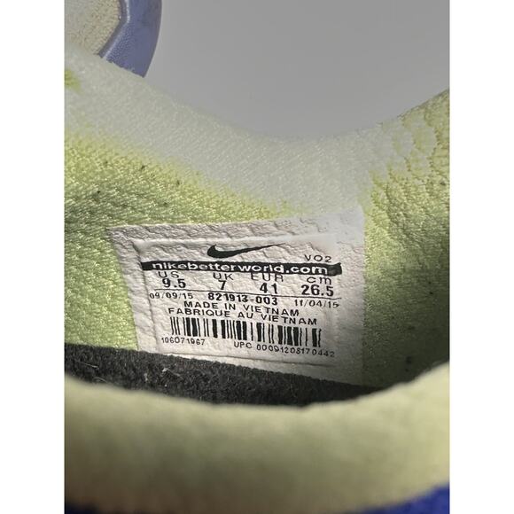 Nike Free Trainer 5.0 V6 Men’s Size 9.5 Blue Volt Training Shoes 821913-003 - Picture 7 of 9